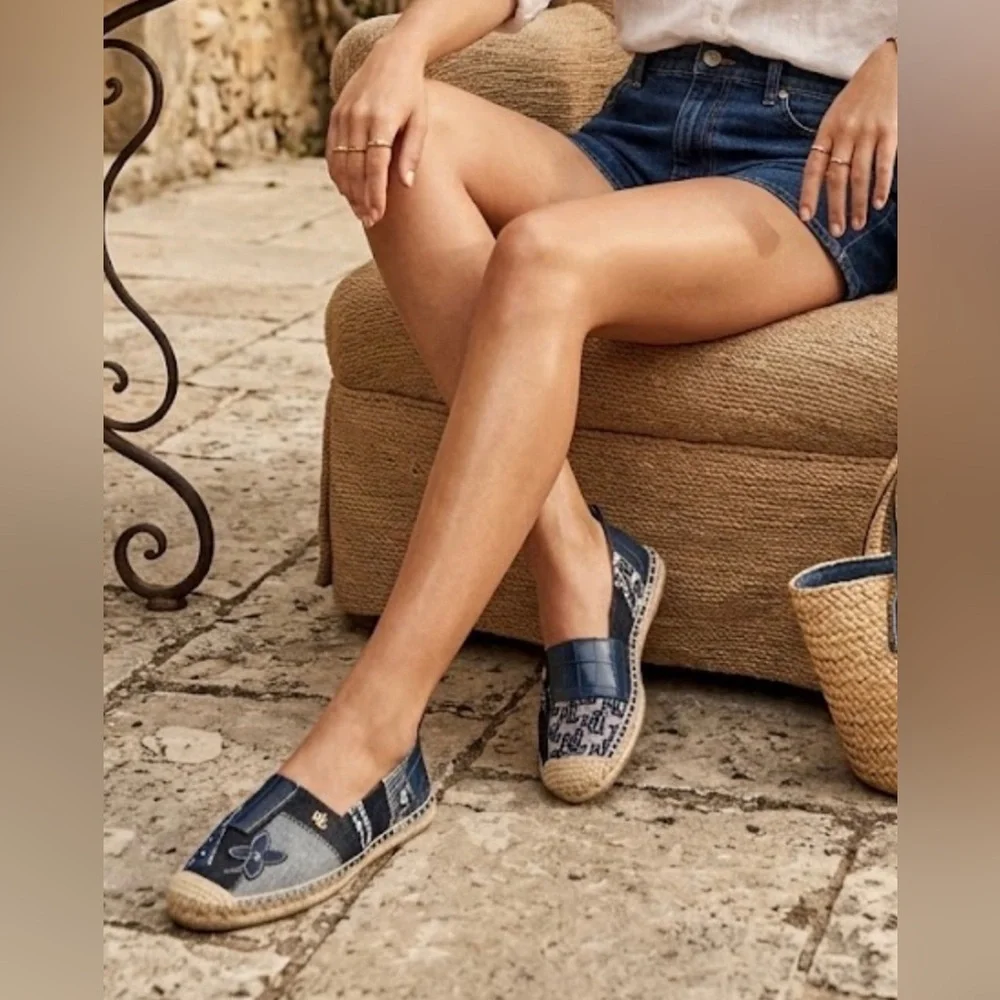 Polo Shoes by Ralph Lauren Navy Espadrilles